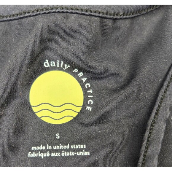 Daily Practice by Anthropologie Training Athletic Bike Shorts Romper Small Black - Picture 4 of 7